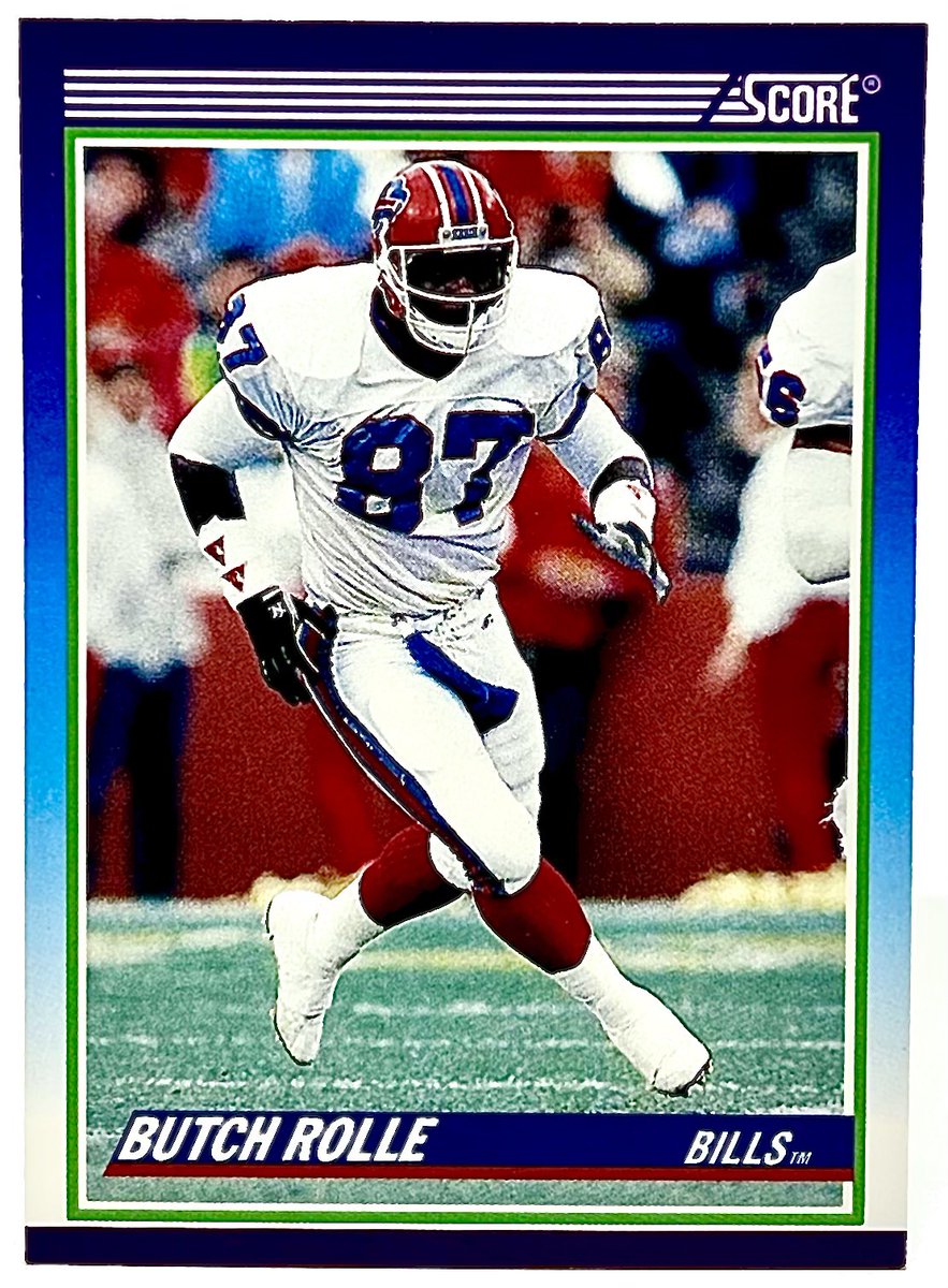 1MorePackCards's tweet photo. 1990 Score Butch Rolle #BillsMafia #BuffaloBills #Buffalo #NFL #Football #TradingCards #TheHobby #GoBills https://t.co/ocmqK1KwfD