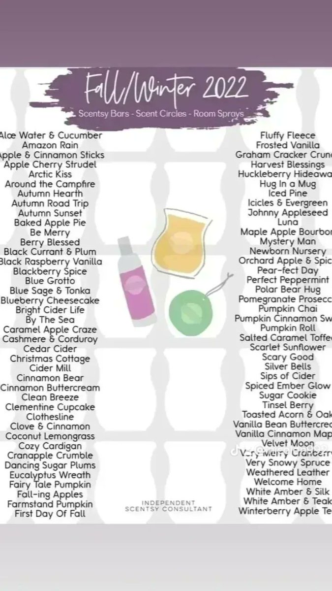 NikkiRN99's tweet photo. These are the Fall/winter 2022 Scents..🥰 
You can order them anytime here:

https://t.co/OVmITzCMIs 

#scentsyconsultant #love #princealbertsk #scentsyaddict https://t.co/fNQwtxPmeK