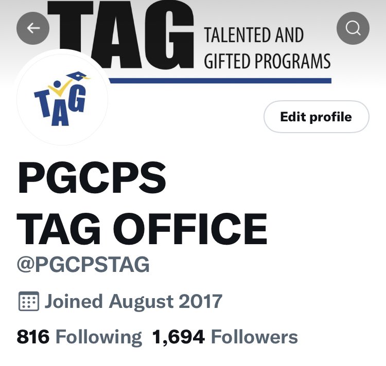 PGCPSTAG's tweet photo. Encourage educators &amp; parents to follow us for Identification and Program Updates! Please RT @HHES_pgcps @CoordinatorKMS @kenmoor_middle @BTMSTigers @GWES_PGCPS @LongfieldsTAG @TheViewPTA @HHES_PTO @JHMontessori @JhhPta @LakeArborLions @BHES_PTA @MarsonRichards1 @UPSoaringEagles https://t.co/0fJ7hx8bNV