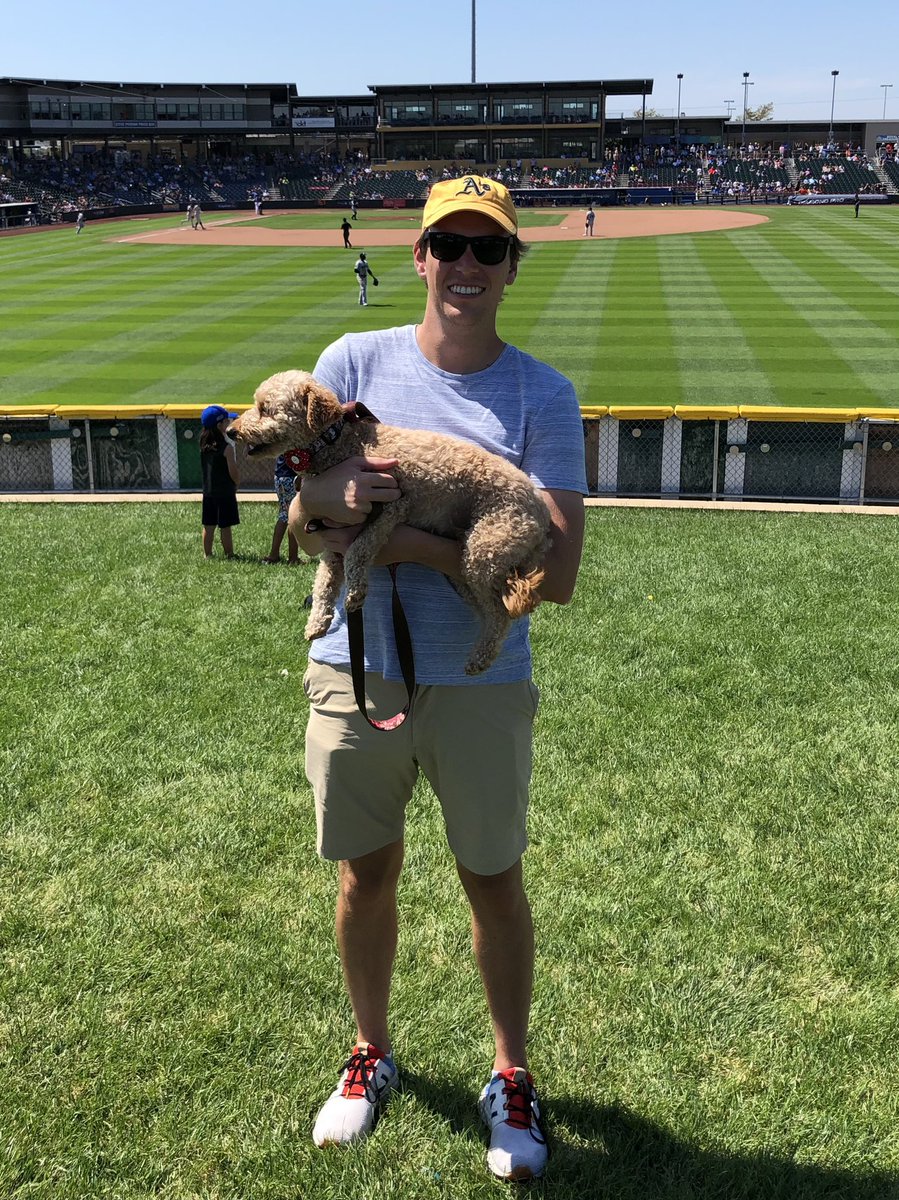 Had fun with @Brad_Entwistle and Boji watching the @OMAStormChasers sweep the @swbrailriders at Werner Park. #ChasingRoyalty #BarkinthePark