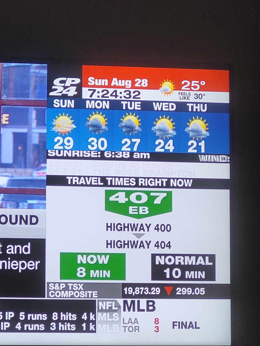 bhumika1981's tweet photo. Hey @CP24 your time is wrong. It's almost 8pm https://t.co/UI7PK63ei2