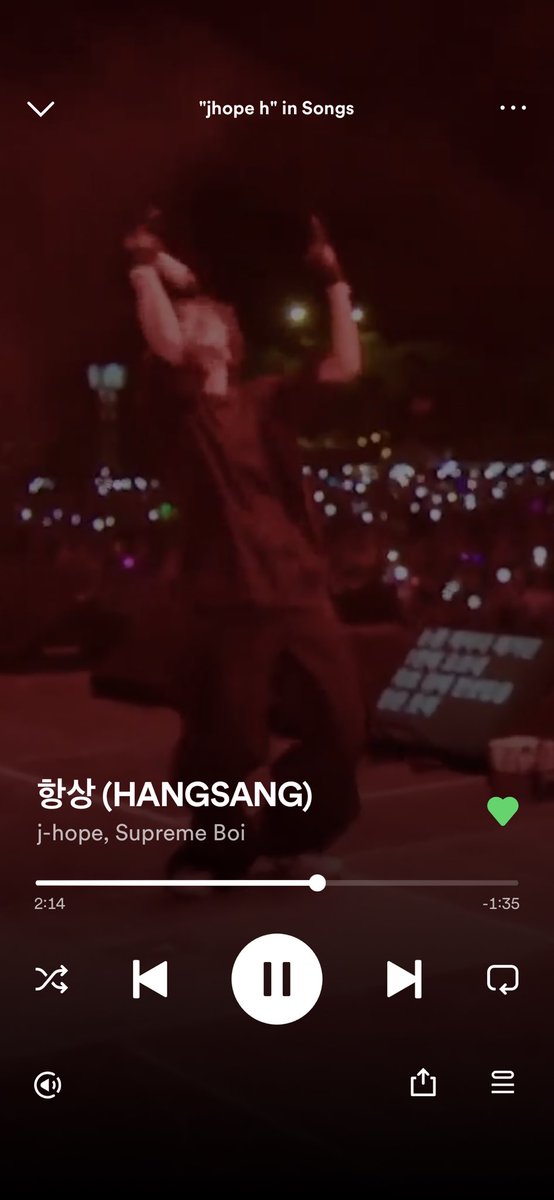 HANGSANG just came on my playlist so naturally I have to go watch #HOBIPALOOZA!!!! #JhopeAtLollapalooza #JHOPE