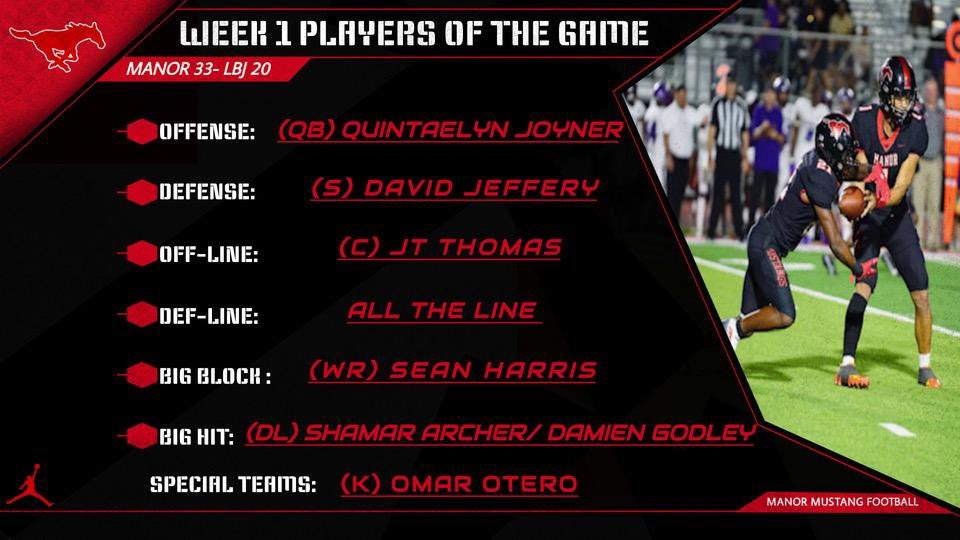 While Friday night was a great TEAM win, please help us congratulate these players that stood out and are our Players of the week in our big win over LBJ!  #WAMM #TimeToFocusOnTheNextOne