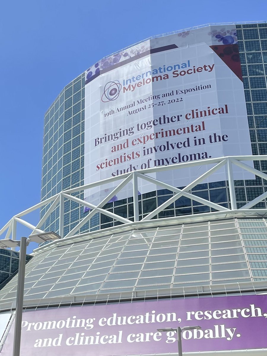 IMW 2022 L.A .Onneksi joku muukin on sitä mieltä, että pitää lopettaa puhuminen myeloomasta parantumattomana sairautena.  Meidän pitää vaan yrittää enemmän ❤️