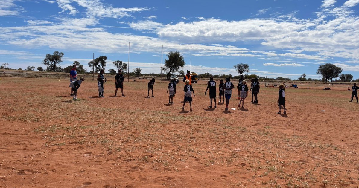 PYECAC's tweet image. AJFL Round 5 was a blast in Fregon on Friday.

Thank you to Indulkana, Mimili &amp;amp; Fregon Anangu School for coming along. Also a big shout out THANK YOU to the Fregon RASAC fellas for helping cook up a delicious BBQ for everyone and for keeping Fregon Oval nice and clean for us.