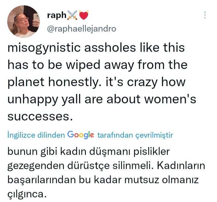 Bu blintoların allem edip kallem edip her boku "kadın başarısı, düşmanlığı" gibi şeylere bağlaması şaka mıdır???????!!! AQ NE ALAKA NEEEEE