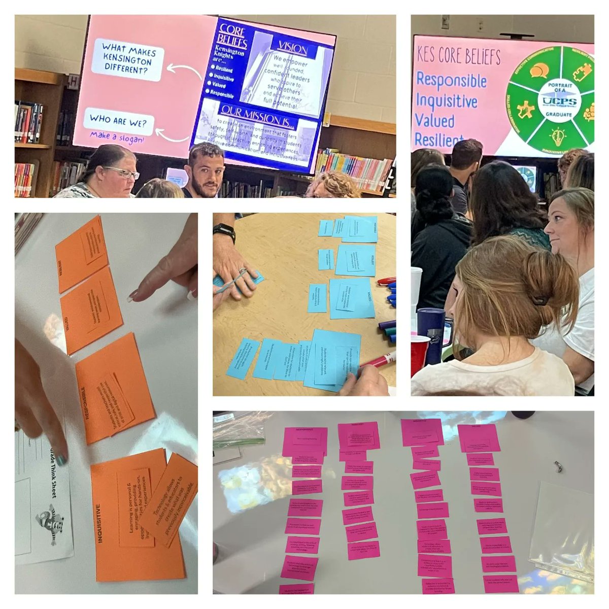 KensingtonESNC's tweet photo. Our Ts poured hours into rooms and plans, but most importantly into clarity &amp; expectations. They also made family resumes and shopped at the Phonological Awareness (PA) Buffet w/ Mrs. Campbell. We're ready for Day 1!
#BuildingAFamily #KESFamily #BestYearYet
@UCPSNC @AGHoulihan https://t.co/eiDDDRb37S
