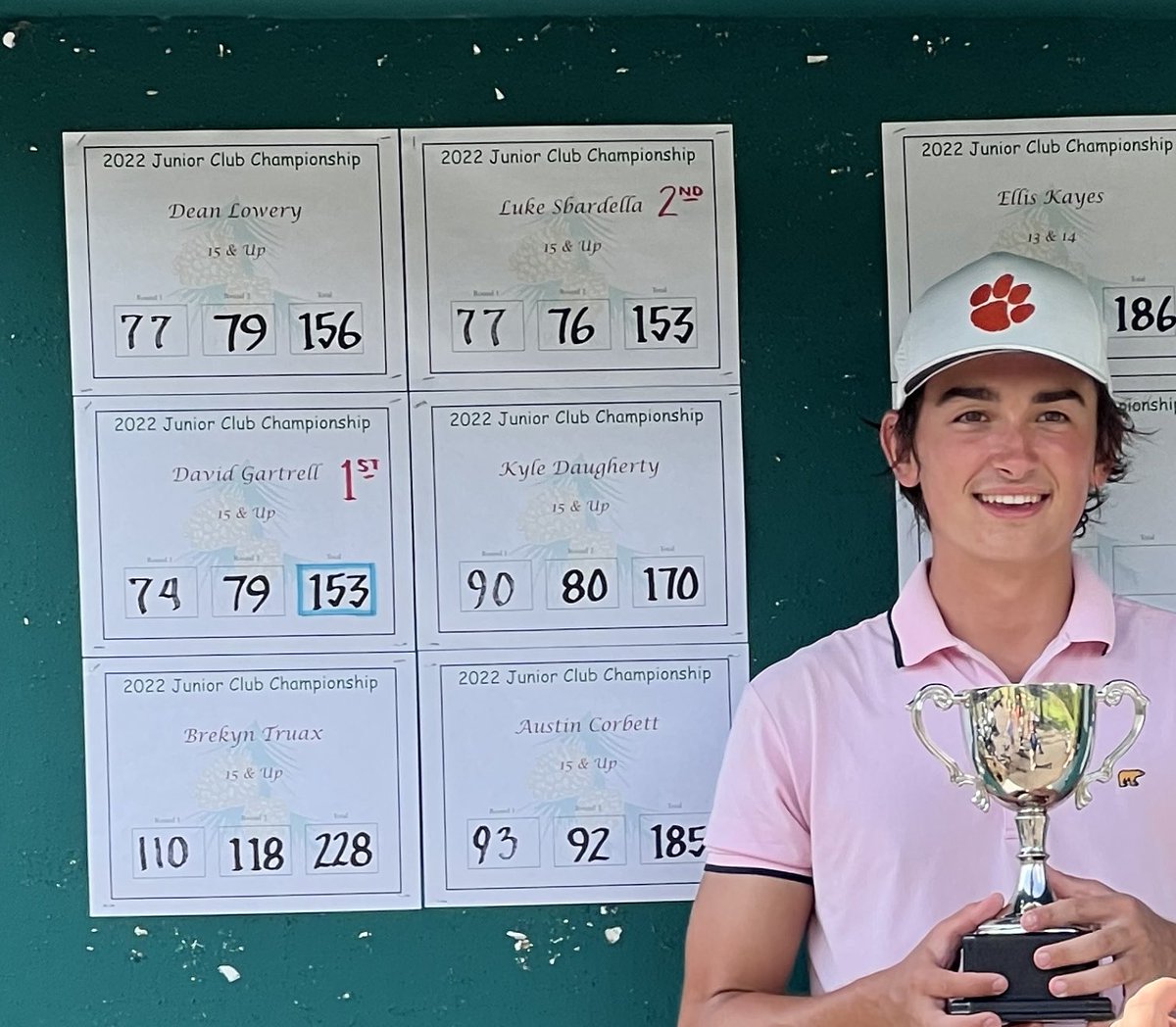 LukeSbardella's tweet photo. Played in the pine lake junior club championship finished 2nd lost in a playoff! On to the next tournament https://t.co/H2a7ruIEBH