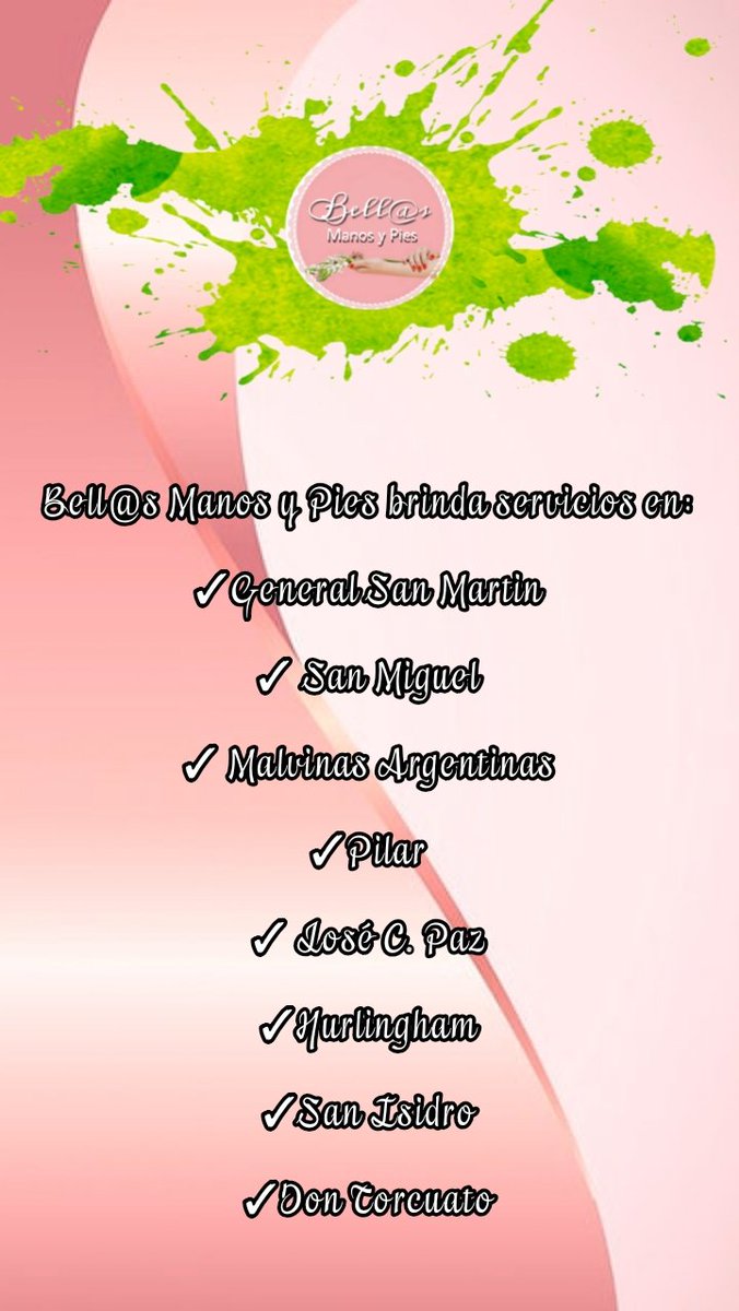 BellsManosyPie2's tweet photo. Atención domiciliaria para el cuidado de la #salud de tus #pies y #manos.

 #Adomicilio #zonanorte #zonanoroeste #GranBsAs  #ManicuriaIntegral  #PedicuriaIntegral ⁣ https://t.co/adamwTZToy