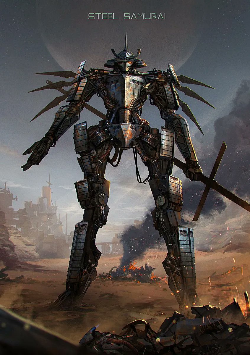 Мех Sci-Fi Art