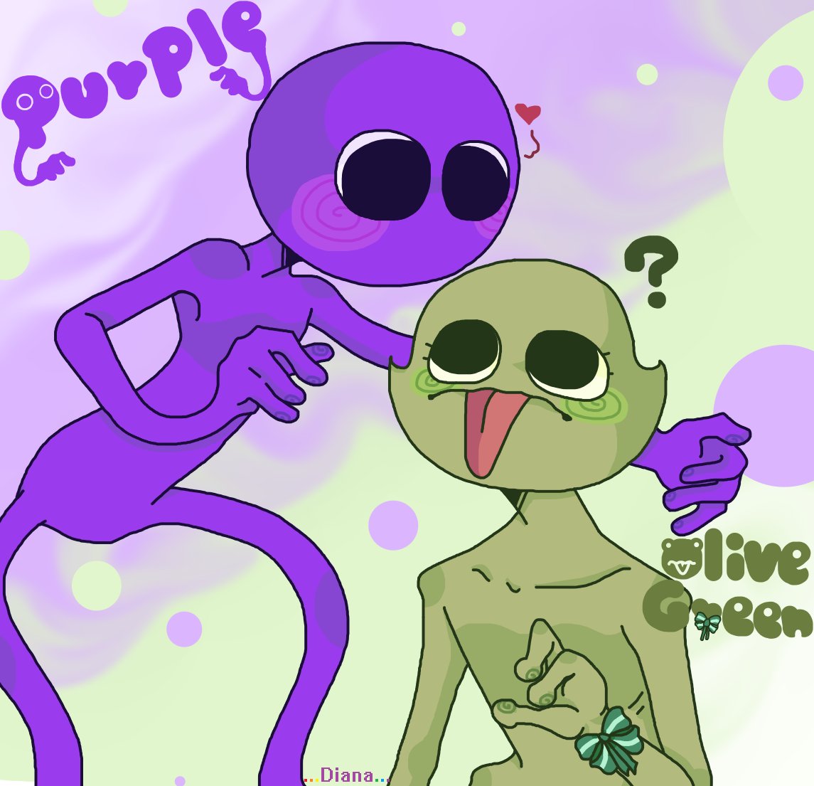 Box_catz on X: Baby green is here's #RainbowFriends / X