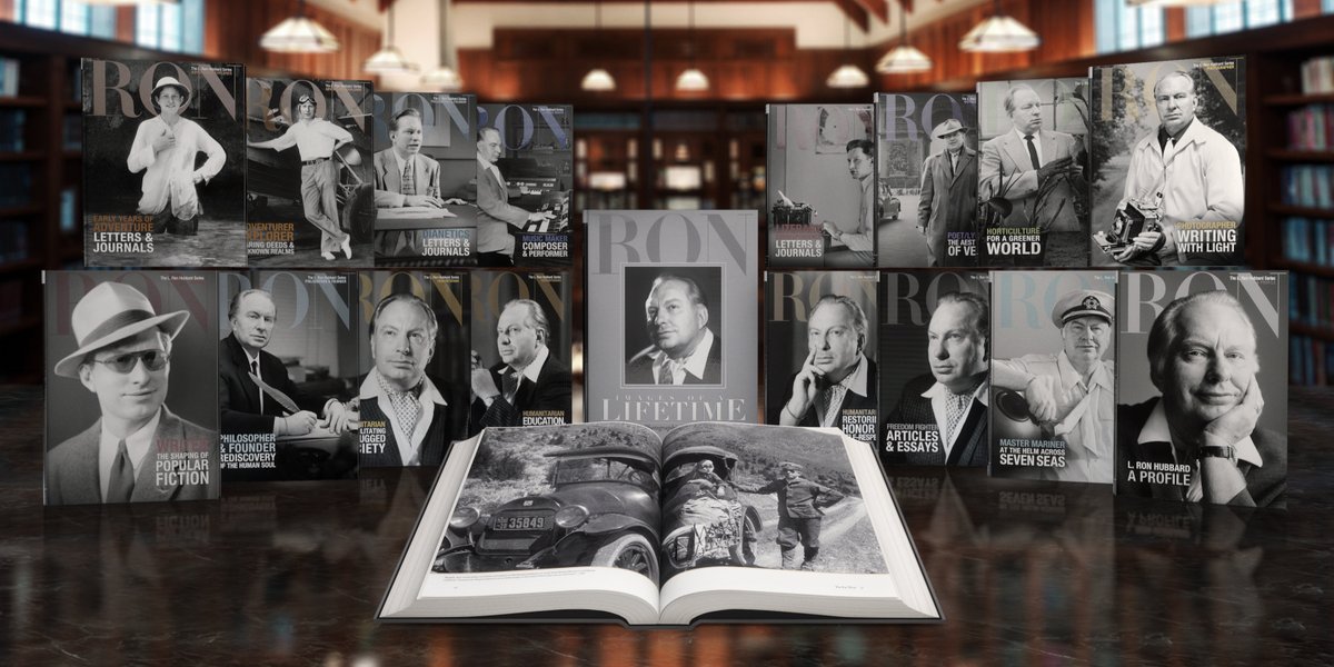 Scientology's tweet photo. 📚 The international acclaim for L. Ron Hubbard’s literary works and contributions to the field of the arts is reflected in the numerous proclamations, recognitions, and awards bestowed upon him. Learn more about the life of L. Ron Hubbard. https://t.co/JV6k90ASbk https://t.co/8J0g0WQ7sF