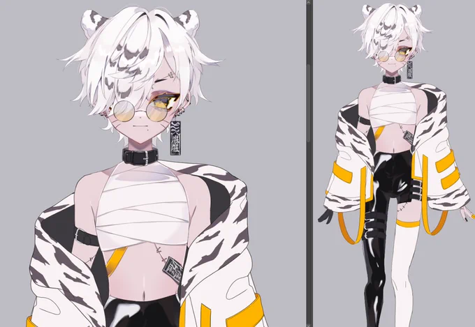 I've been thinking lately, although I really do like my new design with white hair, colouring it really drives me up the wallWhat if I went with a different hair colour I'm open to suggestions! 