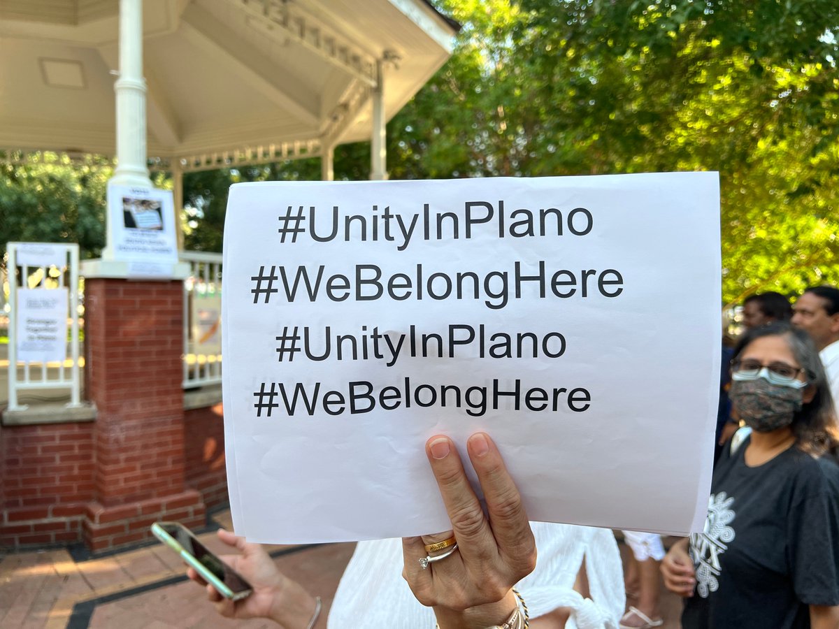 Stafford4Collin's tweet photo. #UnityInPlano
#WeBelongHere
#StopAsianHate https://t.co/tLQ3UfS11H