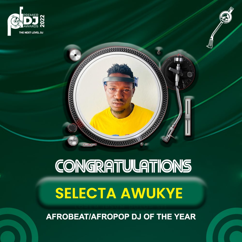 premierdjawards's tweet photo. CONGRATULATIONS SELECTA AWUKYE
#premierdjawards22 #PDA22 #dj #GhanaDJs #internationaldjs #thenextleveldj #skills #talents #music #share #djs #africandjs #GlobalDjs https://t.co/OXlmb16cjv