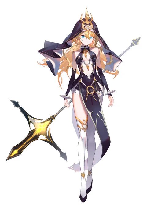 金髪 武装 シスター【表情 5種】 #キャラ販売 