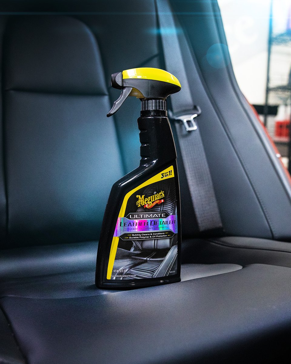 Meguiars's tweet photo. Giving your leather some love doesn't have to take a lot of time! ⏰
Clean, Nourish, Protect! Ultimate Leather Detailer!!
#leathercare #leathercleaner #leatherprotection #meguiars https://t.co/3c62QCYTCB