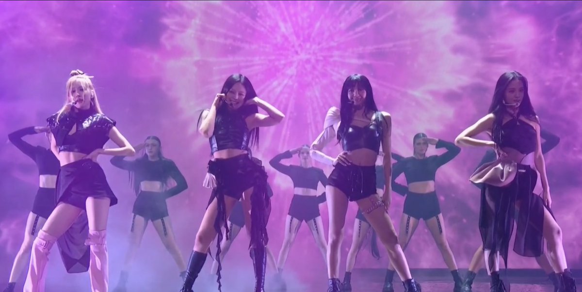 blackpinkbabo's tweet photo. BLACKPINK performing ‘Pink Venom’ at the VMAs as the first female asian act! 👑 THE BEST GIRLS!!! 🖤💖 @Blackpink https://t.co/eauDRx7Zxq