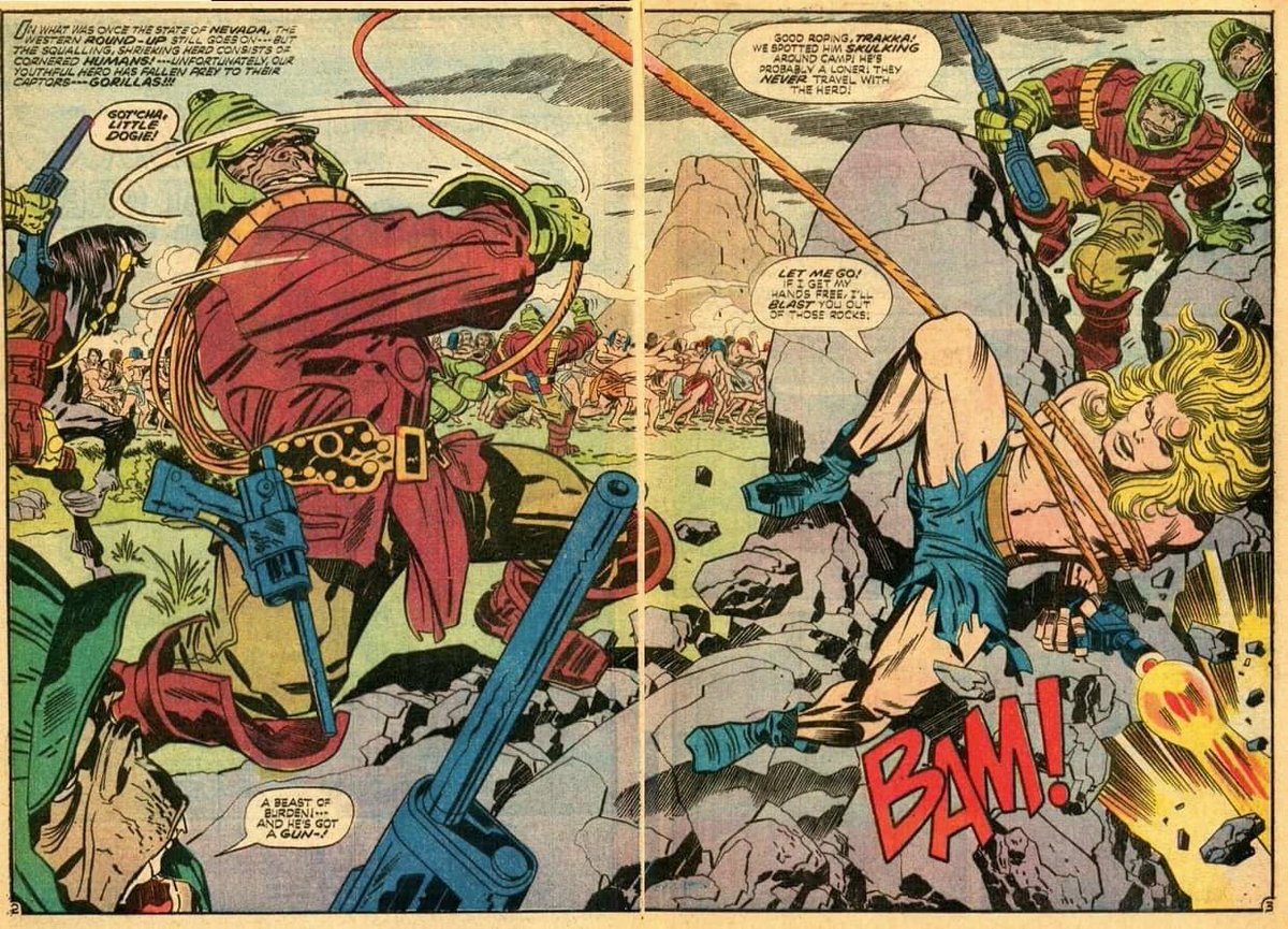 Jack Kirby! The King Of Comics and the Master of the double page spread! Some of my favorites.