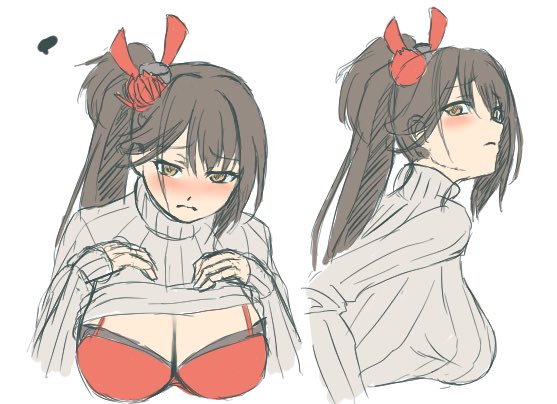 #瑞鶴
#アズールレーン
セフセフ
露出度はむしろ減ってるし、2枚目なんて肌色面積ゼロだから健全 