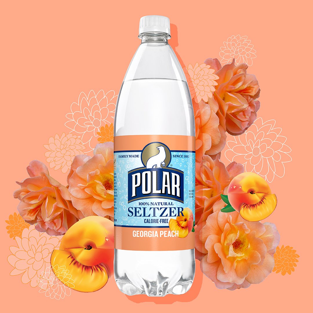 Oh, Georgia Peach, you're always on my mind.

#Sparkling #PolarSeltzer #SparklingSeltzerWater #SparklingWater #Peaches