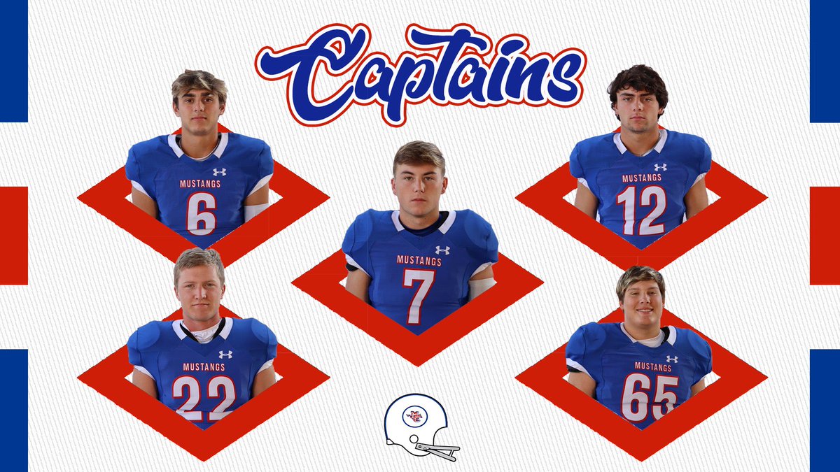 Midland Christian Football (@mcsmustangfb) on Twitter photo Congrats to our 5 seniors who were chosen by their teammates to represent our team as captains
©️ <a href="/Blake_Pruitt6/">Blake Pruitt</a>
©️ <a href="/KingZanden/">Zanden King</a>
©️ <a href="/dawsonbullard12/">Dawson Bullard ¹²</a>
©️ <a href="/WillSchorlemer/">Will Schorlemer</a>
©️ <a href="/JoshCobb65/">Joshua Cobb</a>
🔵#PonyUp #ServentLeader🔴 Congrats to our 5 seniors who were chosen by their teammates to represent our team as captains
©️ <a href="/Blake_Pruitt6/">Blake Pruitt</a>
©️ <a href="/KingZanden/">Zanden King</a>
©️ <a href="/dawsonbullard12/">Dawson Bullard ¹²</a>
©️ <a href="/WillSchorlemer/">Will Schorlemer</a>
©️ <a href="/JoshCobb65/">Joshua Cobb</a>
🔵#PonyUp #ServentLeader🔴