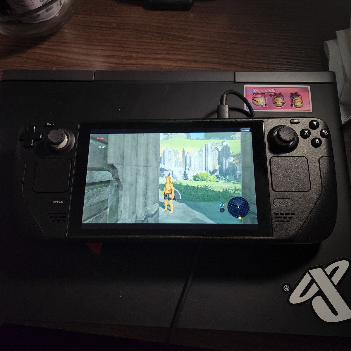 bytesizechris's tweet photo. This was easier than I thought it'd be #steamdeck #cemu https://t.co/SYgTjjht3Z