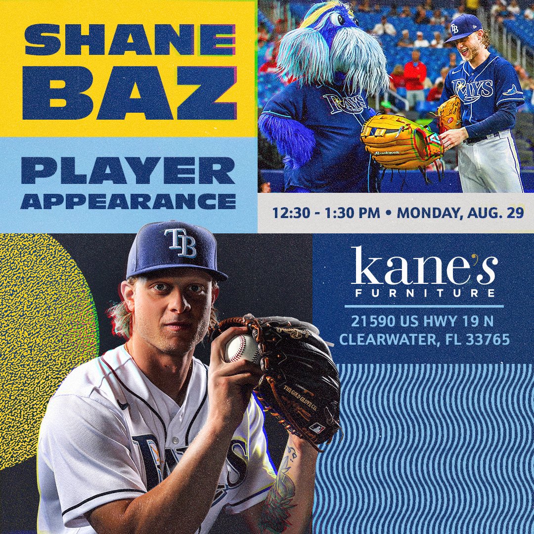 Tampa Bay Rays on Twitter "Want to meet Shane Baz? Here's your chance