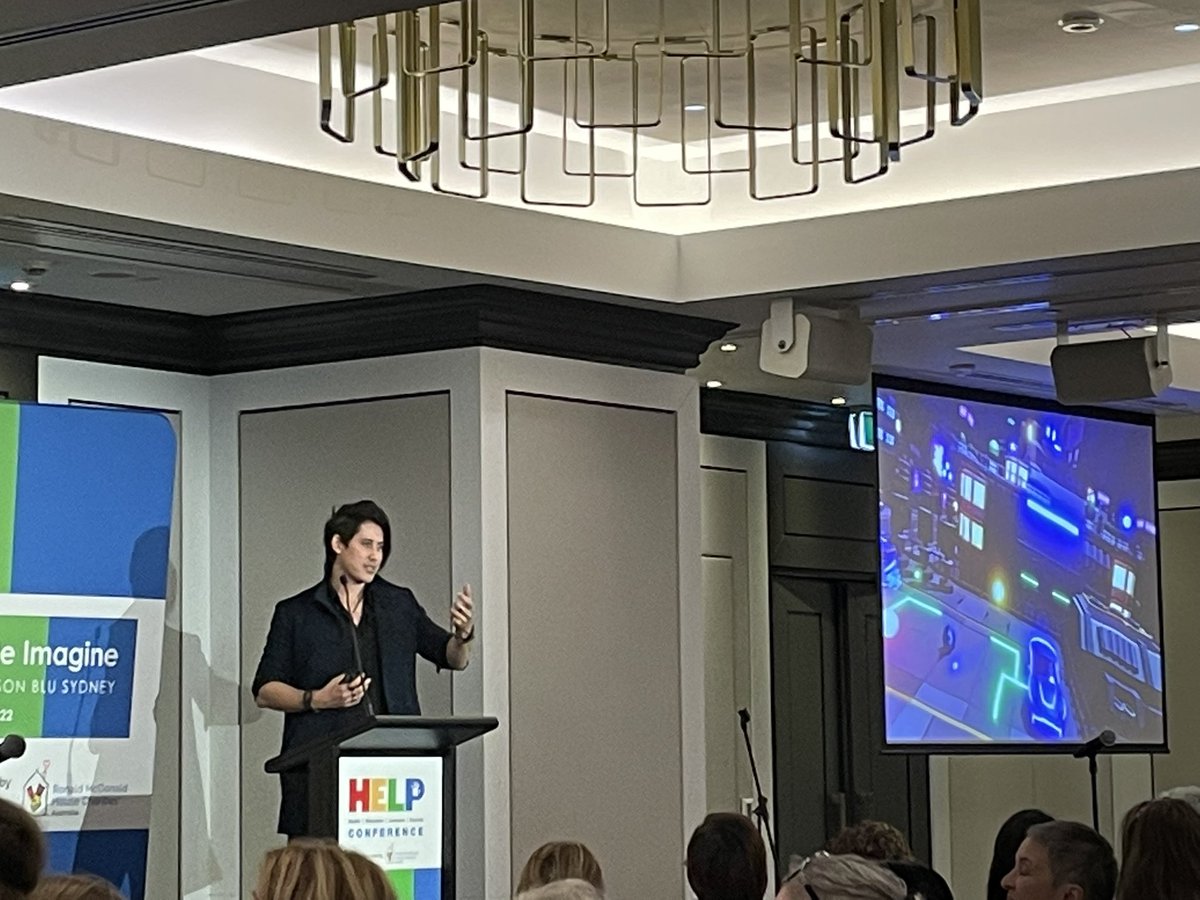 <a href="/DocJordy/">Dr Jordan Nguyen</a> inspiring plenary talk at HELP conference 🙏 So much hope and inspiration in using tech to solve problems and achieve dreams for young people
