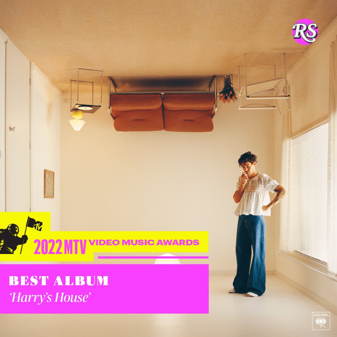 #VMAS: <a href="/Harry_Styles/">Harry Styles.</a>' #HarrysHouse wins Album of the Year. 

More winners: rollingstone.com/music/music-ne…