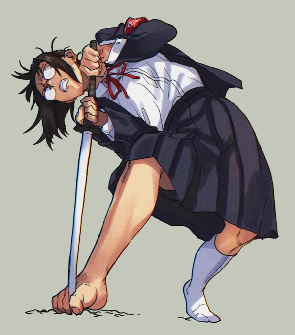 異形の構え風紀委員 