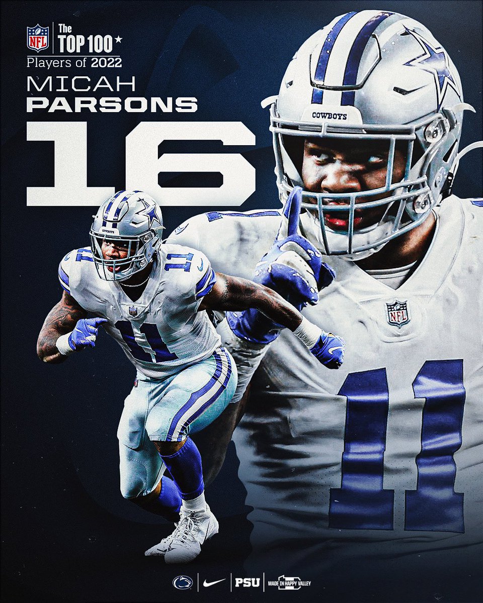 #️⃣1️⃣6️⃣ in the #NFLTop100 👀📈 #WeAre #MadeInHappyValley