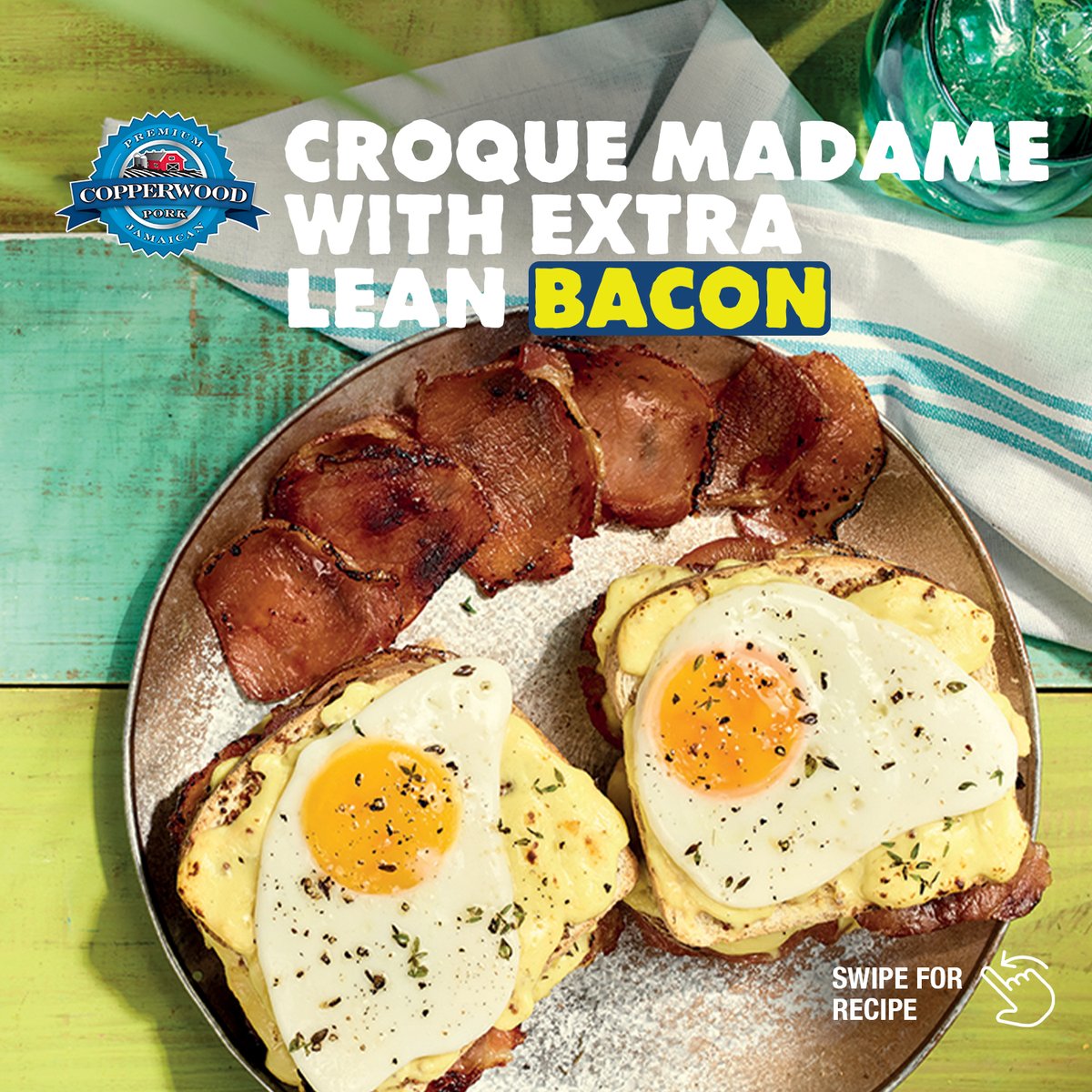 CopperwoodPork's tweet photo. Letβs start tomorrow right with a Croque Madame w/ Extra Lean Bacon! π€€
How you start your Mondays set a huge tone for your week, so letβs start by having a delicious and hearty meal! π
#CopperwoodPork #BuyLocal #PutPorkOnYourFork #KnowYourPork #CookingWithCopperwood https://t.co/fJHbEyOq0l