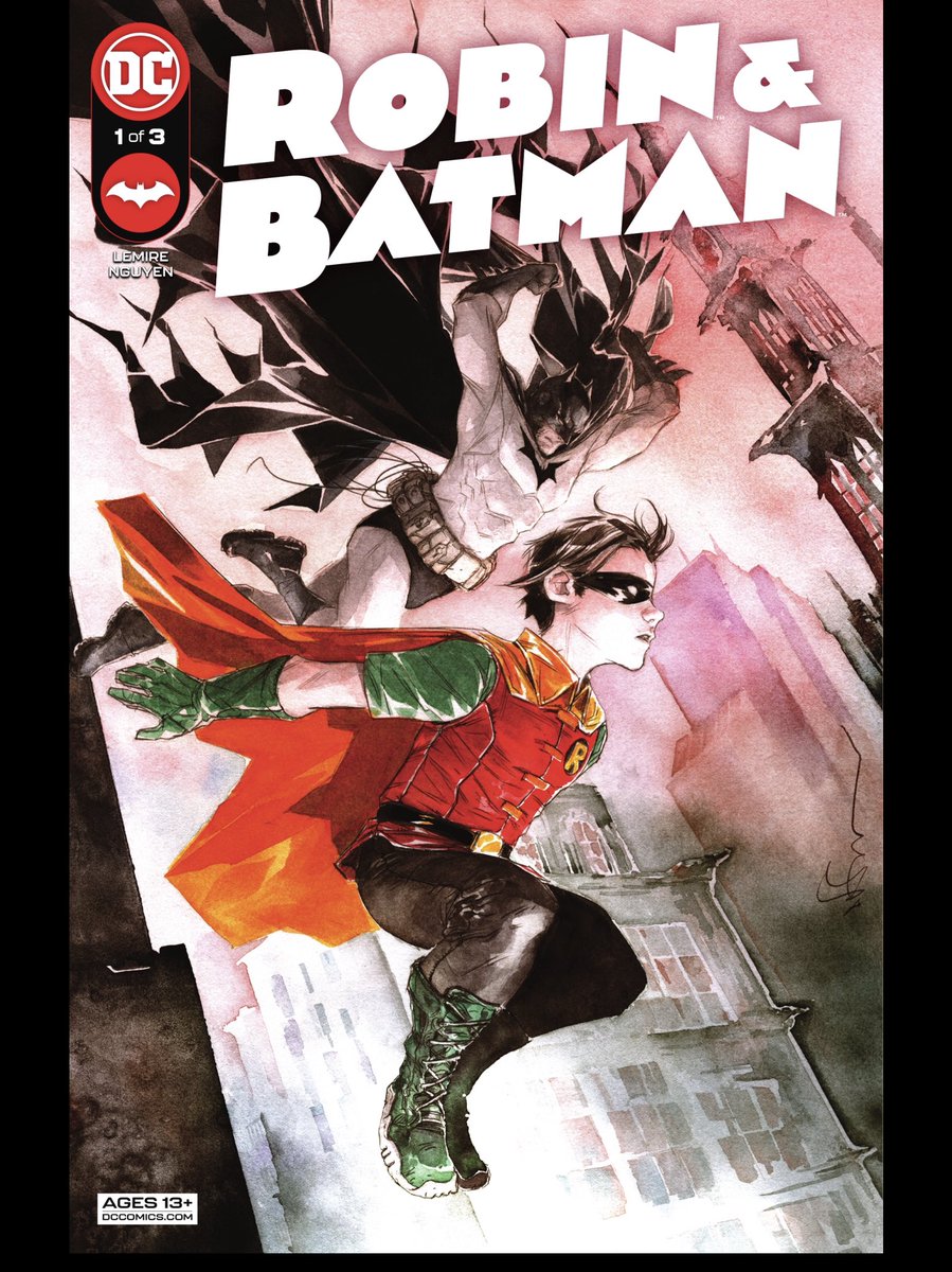 TimG311's tweet photo. Just read the #RobinAndBatman mini-series from last year, and it was fantastic. It had some of the best Batman, Robin, and Alfred moments that I’ve read in a while, and I missed reading comics with Dustin Nguyen’s beautiful art. https://t.co/wqqKMKg2pA