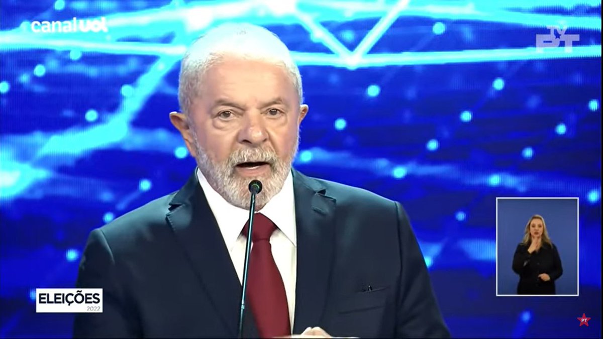 Francesario's tweet photo. O inominável disse que a marca do governo Lula foi a corrupção...
 Lula disse que a marca do seu governo é de quem gerou empregos, o governo que .aia investiu em educação, dentre outras marcas positivas. https://t.co/VPYksQFmak