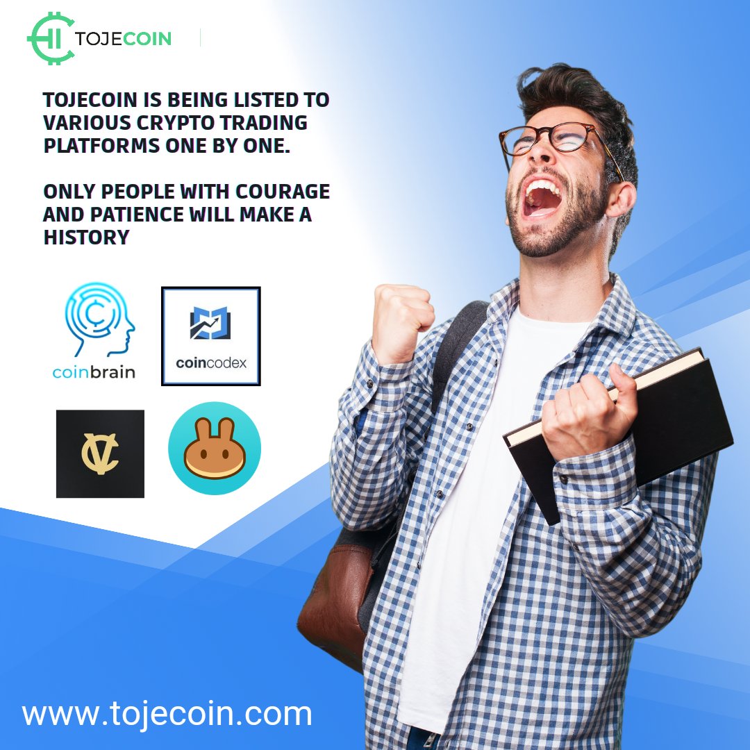 tojecoin's tweet photo. Slowly but surely, we will be listed in Coinbase, Binance and Robinhood.

We are being listed by various crypto trading platforms one by one. Follow our page and join our telegram group to stay tuned.

https://t.co/ULfNxDWsZu

https://t.co/yAyEjvIjwm

https://t.co/FCPRUz5UJc https://t.co/TUh4HSPNzK