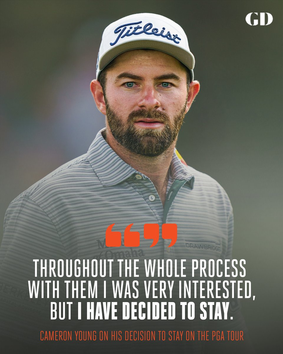 Golf Digest (@golfdigest) on Twitter photo Cameron Young isn't going anywhere. 
Check out the full story: glfdig.st/9W4B50Ku1JF Cameron Young isn't going anywhere. 
Check out the full story: glfdig.st/9W4B50Ku1JF