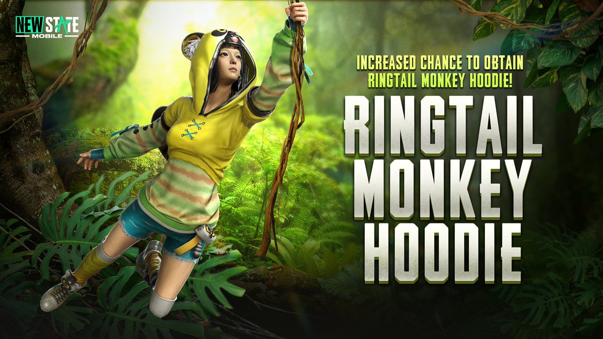NEWSTATEMOBILE's tweet photo. Swing your way to victory 🏆🐒
#NEWSTATEMOBILE #NEWSTATECHEST https://t.co/kPWs7XS2yk