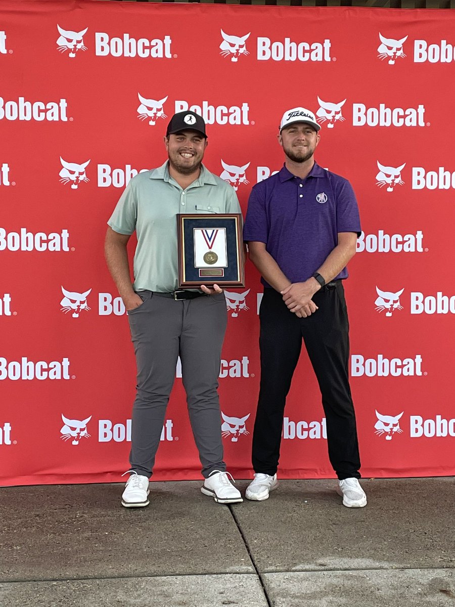 BobcatNDOpen's tweet photo. Congratulations to the #BobcatNDOpen winner Michael Mattiace! What a great weekend of golf! ⛳️👏 https://t.co/u3SBA1w5a3