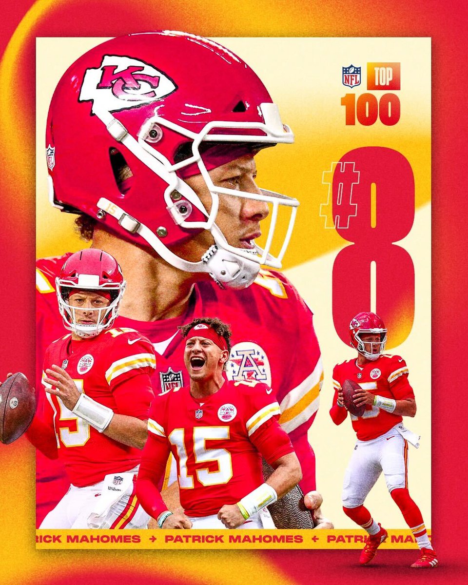 QB1.

#NFLTop100 | <a href="/PatrickMahomes/">Patrick Mahomes II</a>