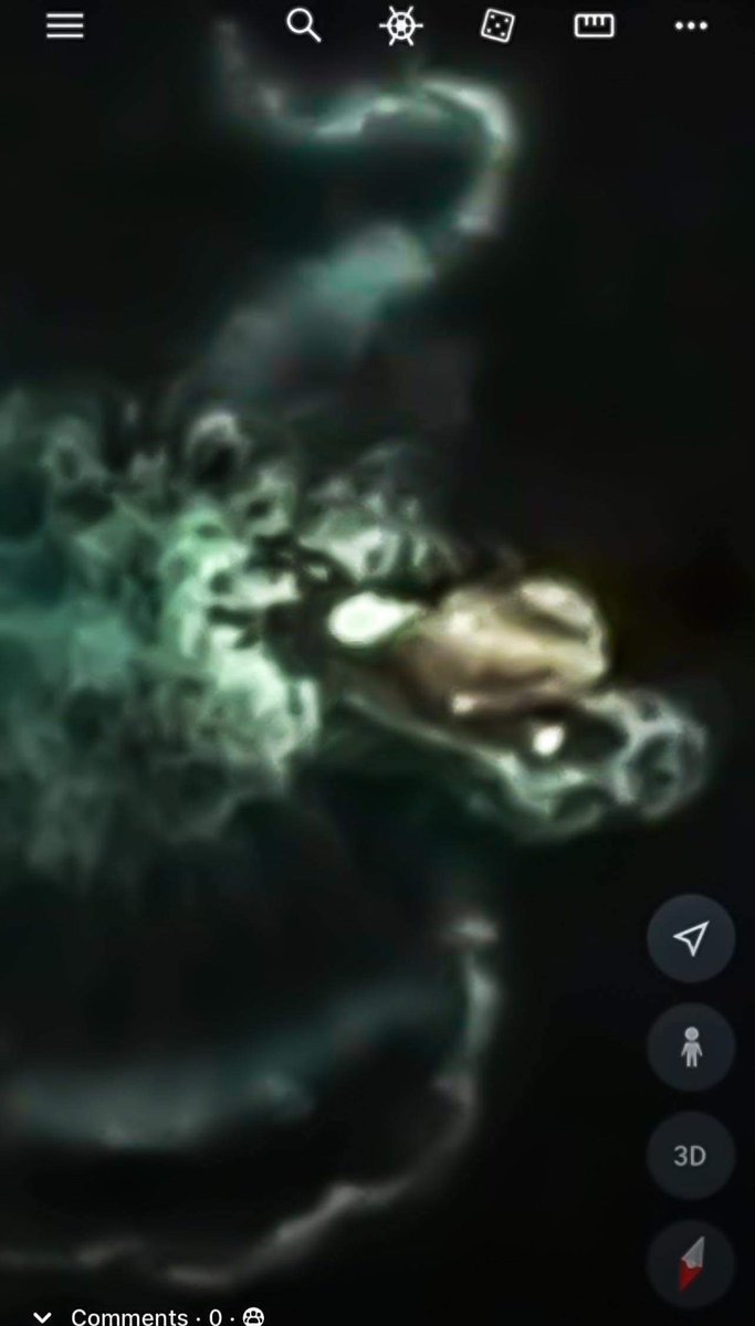 FlawdaMurph's tweet photo. @coasttocoastam @g_knapp I’ve worked a full hour meticulously pulling the Kracken from the depths of the dark ocean. It isn’t Sail Rock, it’s a Kracken. No one can lie and say it’s a rock formation any longer. Tentacles, suction cups, eyeball. It has these. https://t.co/LBIrHeDuxG