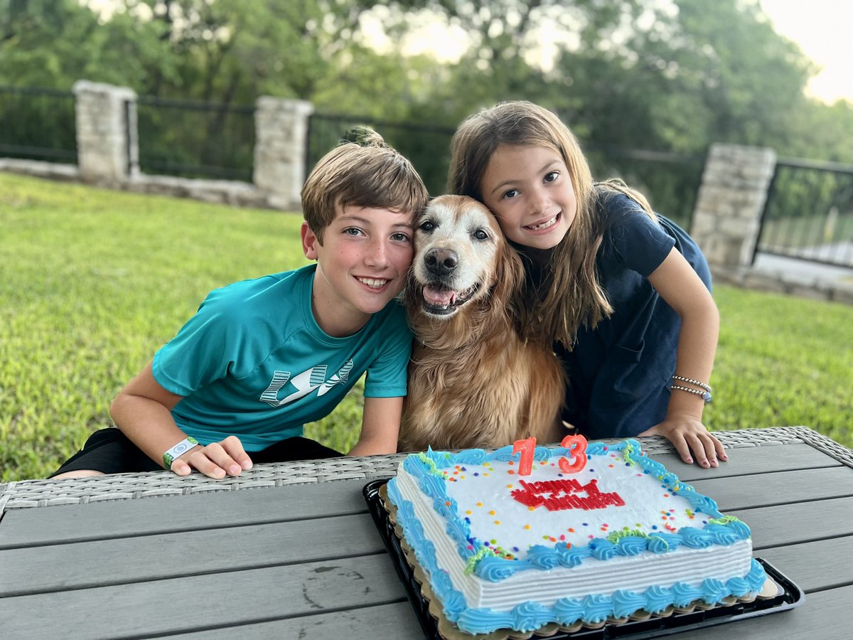 BalancingBeans's tweet photo. Happy 13th Birthday to Beans! https://t.co/RowUNv76CW
