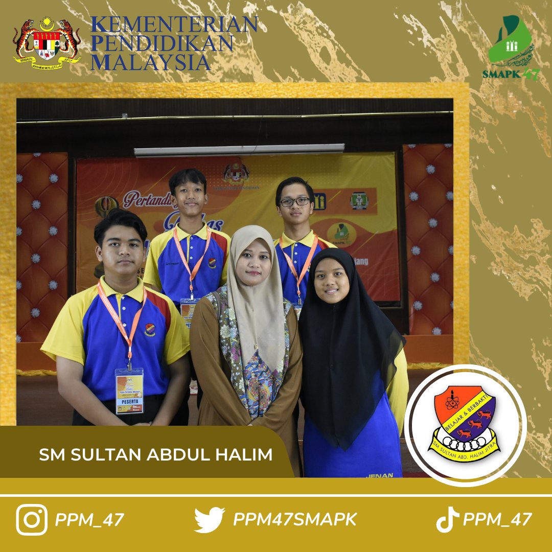 PPM47Smapk's tweet photo. Pasukan debat bahasa melayu yang menyertai PPM-47
#ImarahDebatPersonalitiHebat
#BahasPPM47 https://t.co/TY0vbXBEXU
