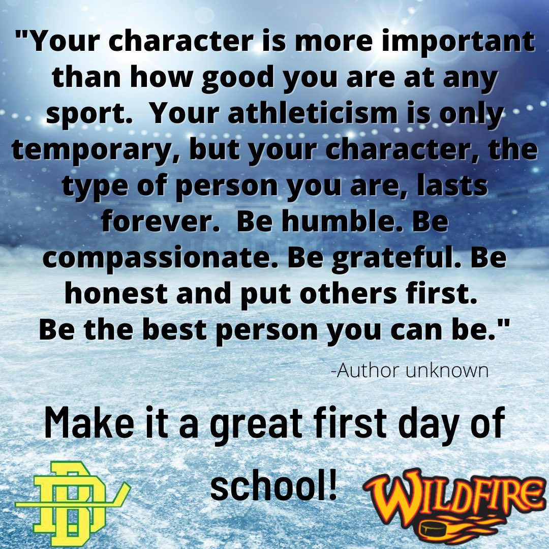 BDHA_Beavers's tweet photo. Make it a great first day tomorrow for all our student athletes! Go be great! #bdha #bdfam https://t.co/Aov4Uk8Iuy