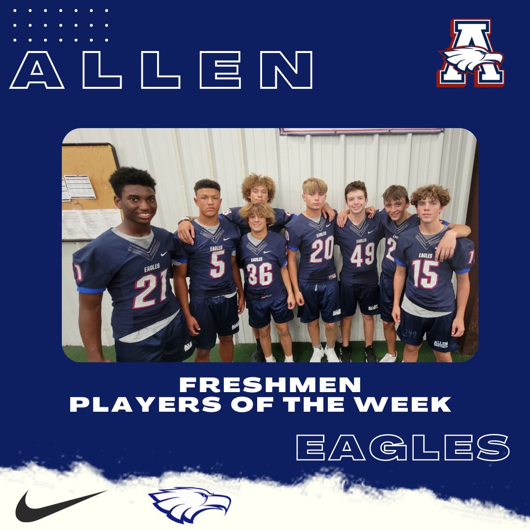 Players of the week:

Navy A:
Offense: Blake Giboney
Defense: Major Miller 

White A: 
Offense: Brett Holloway
Defense: Dane Graham 

Navy B:
Offense: Jake Lewis 
Defense: Will Cockerill 

White B:
Offense: Zane Cearly
Defense: Charles Sheffield

#WeWillWin | 🅰️🆙🦅