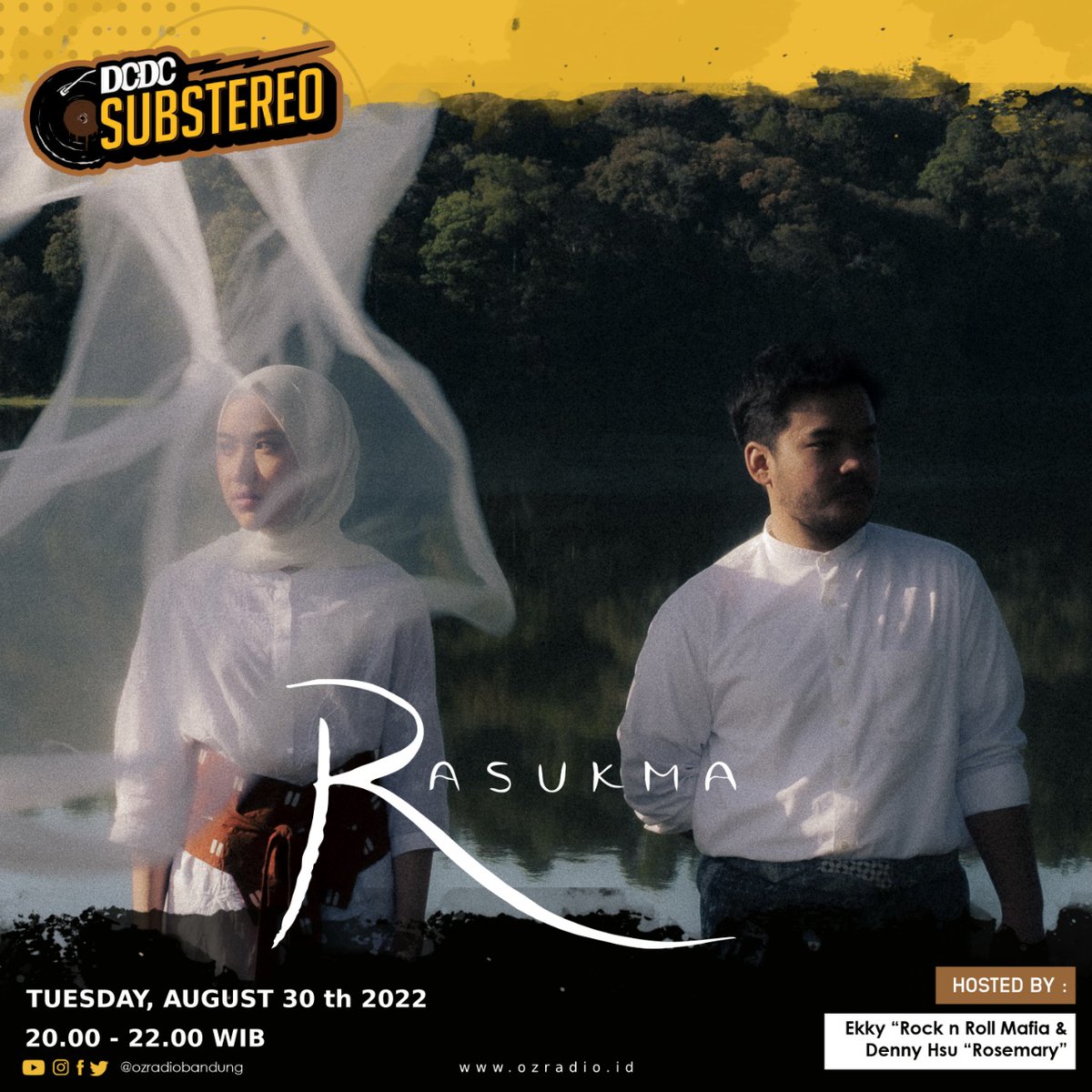 ozradiobandung's tweet photo. Rasukma, duo folk/pop asal Bandung, yang jadi band #DCDCSHOUTOUT kita selanjutnya

https://t.co/qOMekpdELY

#DCDCSUBSTEREO https://t.co/M1kBl70yHP