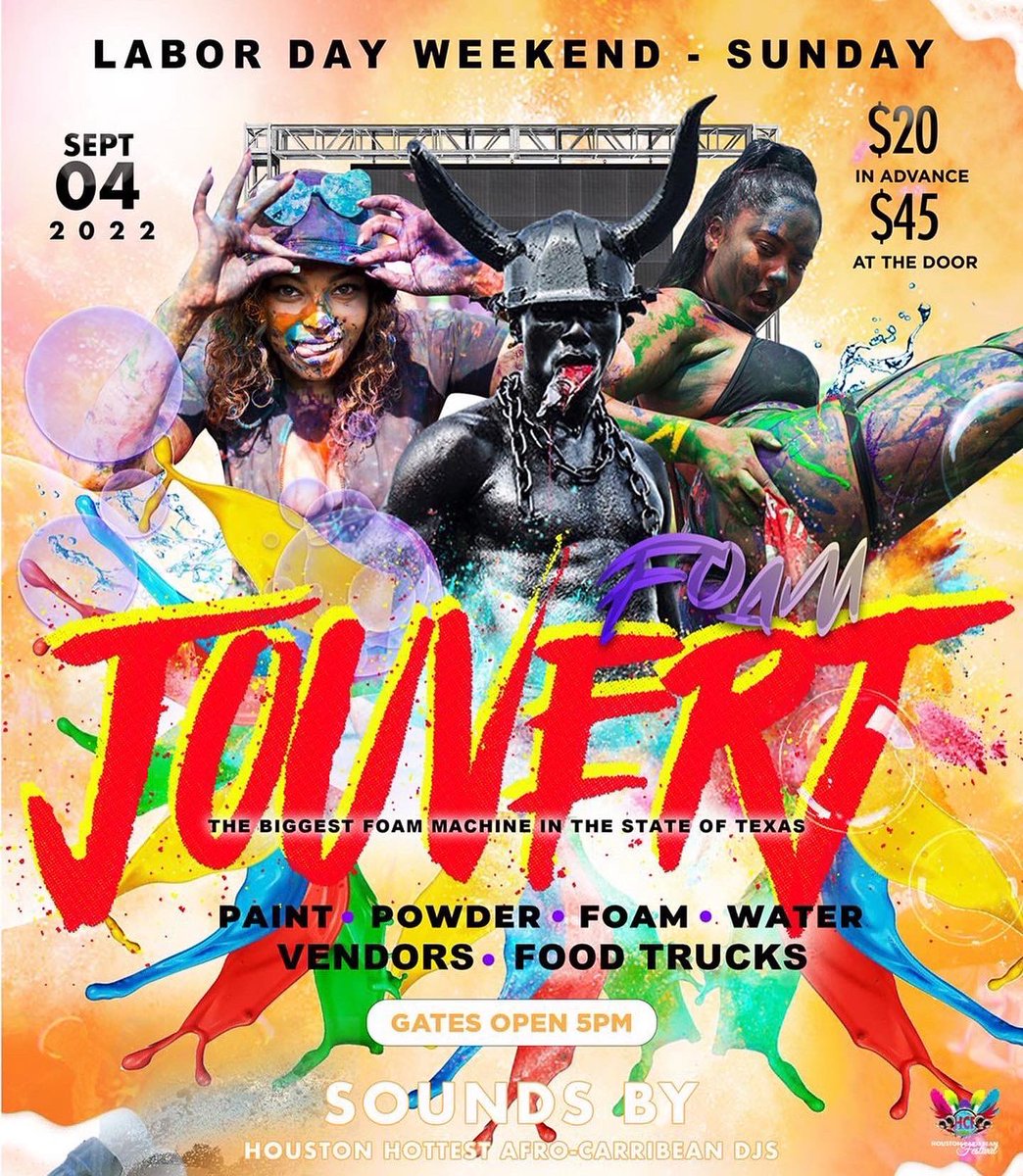 This Friday To Monday! #LabordayClassic kicking off Sept 2nd at #FreakyNasty5  then #BragginRights ending it with #FoamJouvert 🔥🔥⚡️ Link Bio for Tickets!! 
#Pvamu26 #Pv26 #Txsu26 #uh26 #Lamar26 #shsu26 #FreakyNasty5 #BragginRights #Jouvert #foamJouvert #CollegeParties