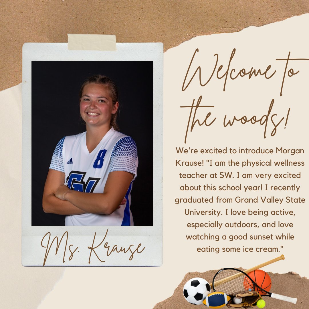 Welcome to the woods, Ms. Krause!