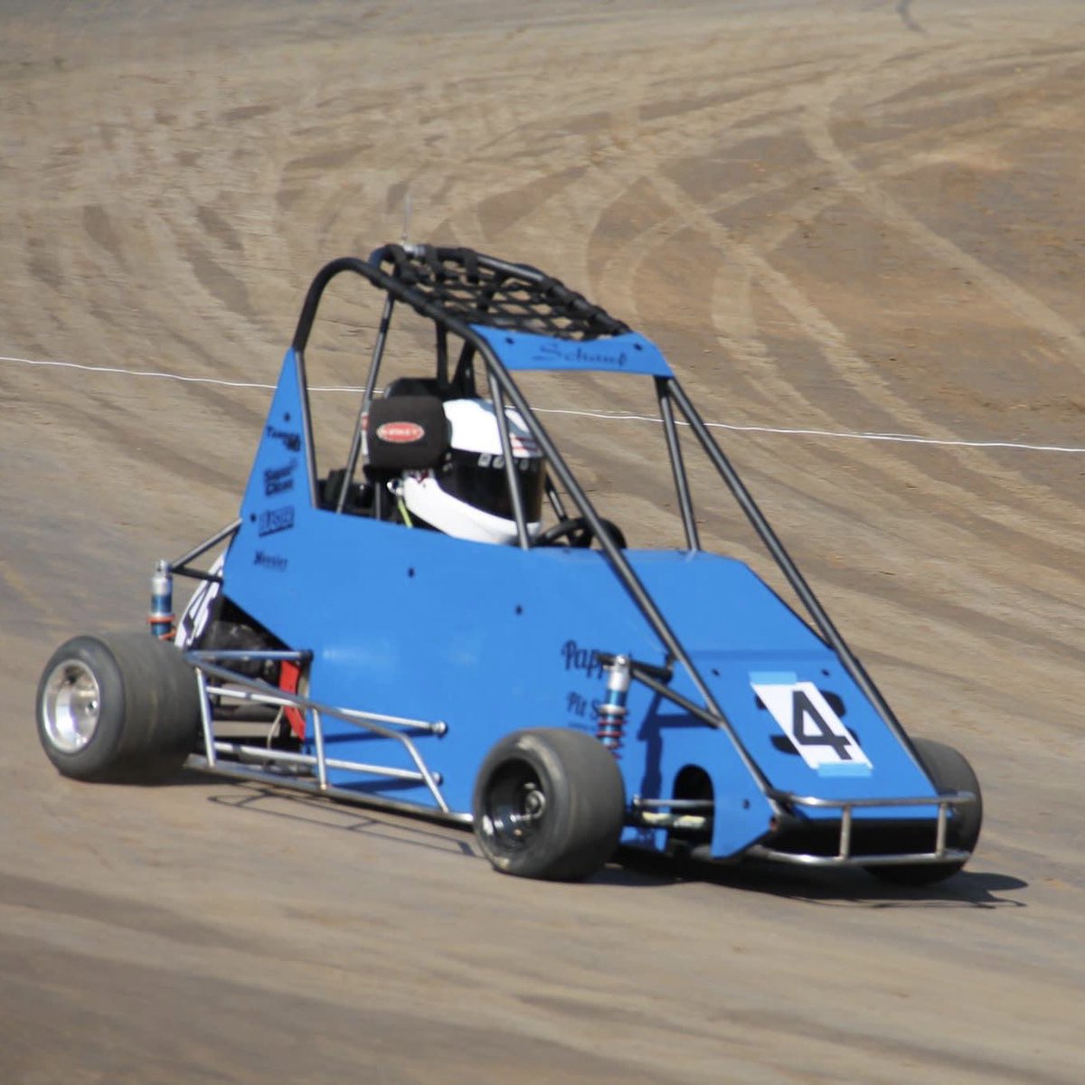 TeamSchauf's tweet photo. This weekend was a great learning experience for both driver and crew. We finished 1st in the heat race but unfortunately finished 4th in the feature. Driver said he liked the track and can’t wait to get back. 

@pappyspitstop 
@mittler_bros 
@SuperCleanTeam 
@BlasterProducts https://t.co/ASODsUoM3t