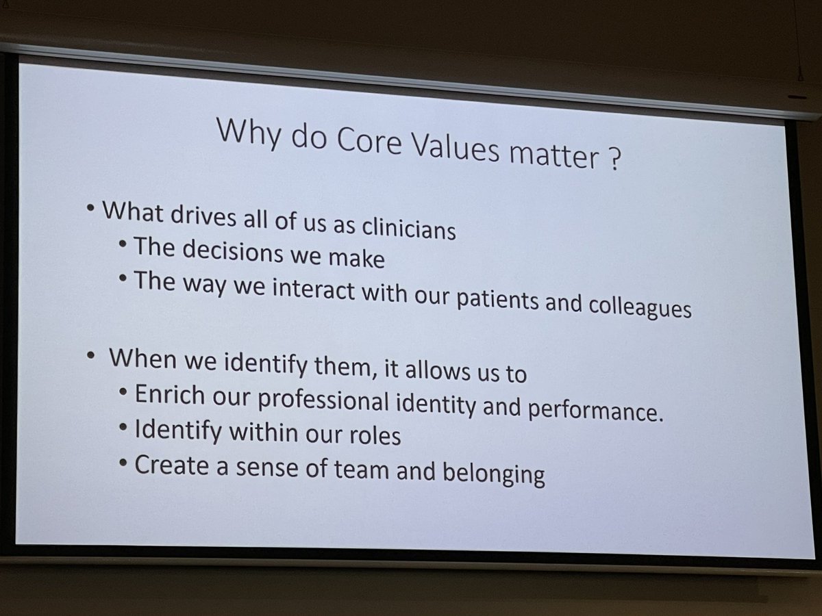 <a href="/DrUnaEM/">Una Harrington</a> prompts us to consider our own core values. #DFTB22